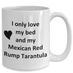 Mexican Red Rump Tarantula Lover Mug - Spider Pet - Love My Mexican Red Rump Tarantula Coffee Cup Tea