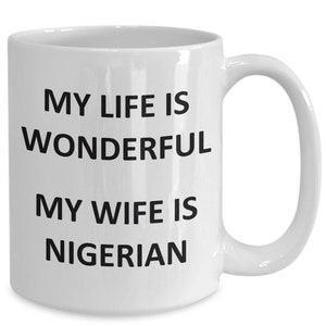Mug for Nigerian Husband Father Dad Birthday Nigeria Coffee Cup Tea