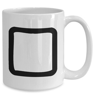 Mug pour amoureux de l'astrologie en quadrature, signe du zodiaque du thème natal, symbole astrologique, astrologue