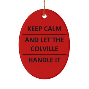 Ornament for Colville Natives Lover Bf Gf Dad Son Christmas Mom Xmas Decorative Tag Bd