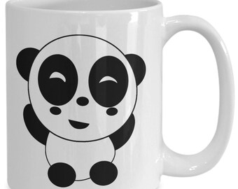 Panda Mug Cute Panda Cup Panda Love Pandas Lover Panda Bear for Her Him Mom Dad