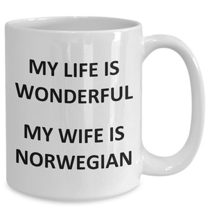 Mug for Norwegian Husband Father Dad Birthday Norway Coffee Cup Tea