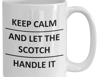 Funny Mug for A Scotch Drinker Alcoholic Toper Drunkard Social Friend Coworker Bf Gf Him