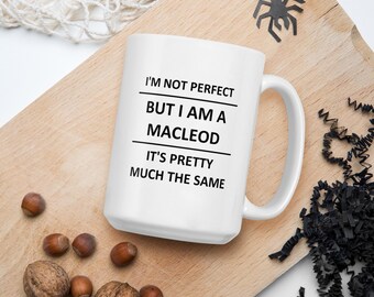 Mug for MACLEOD Lover surname last name family husband friend wife dad mom him her Cup Gift best friend