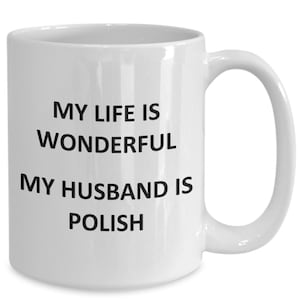 Mug for Polish Wife Birthday Poland Coffee Cup Tea