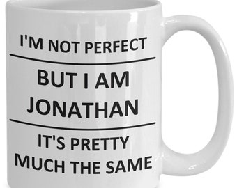 Mug pour Jonathan Lover Petit ami petit ami mari papa fils ami frère lui nom tasse à café