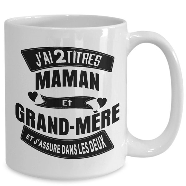 Tasse Pour Une Super Grand Maman Grand Mère Meilleure Maman Génial Bonus Grand-Mère en Or