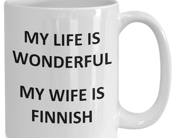 Mug for Finnish Husband Father Dad Birthday Finland Coffee Cup Tea