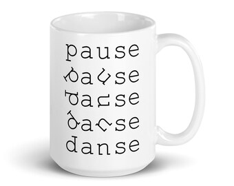 Tasse Pour Une Danseuse Danseur Passionné Ballet Balletomane Danse Amateur Professeur cadeau