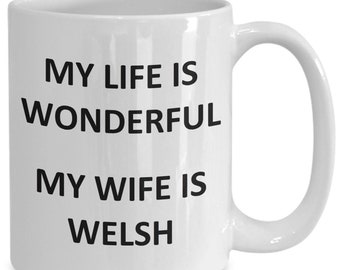 Mug for Welsh Husband Father Dad Birthday Wales Coffee Cup Tea