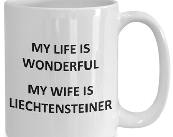 Mug for Liechtensteiner Husband Father Dad Birthday Liechtenstein Coffee Cup Tea