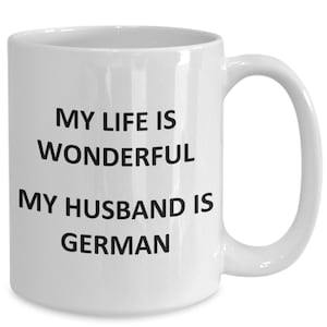Mug for German Wife Birthday Germany Coffee Cup Tea