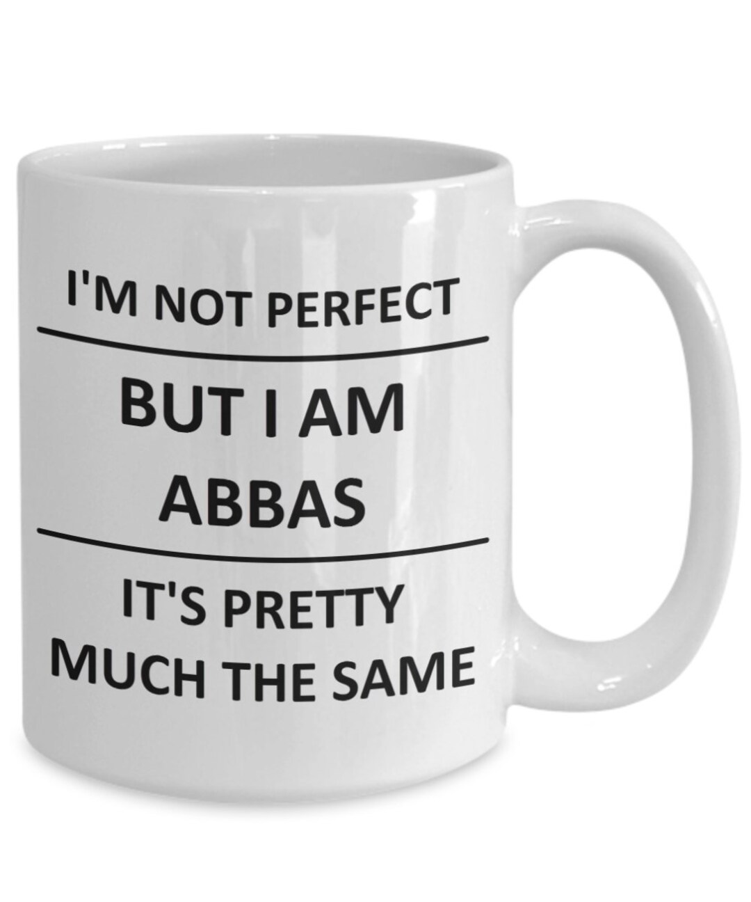 Mug for Abbas Lover Boyfriend Bf Husband Dad Son Friend Brother Him ...
