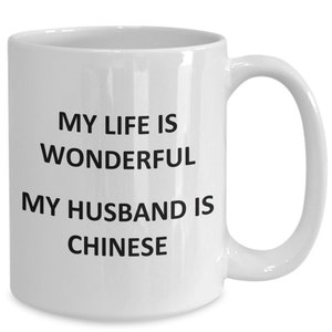 Mug for Chinese Wife Birthday China Coffee Cup Tea