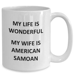 Mug for American Samoan Husband Father Dad Birthday American Samoa Coffee Cup Tea