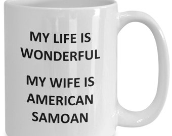 Mug for American Samoan Husband Father Dad Birthday American Samoa Coffee Cup Tea