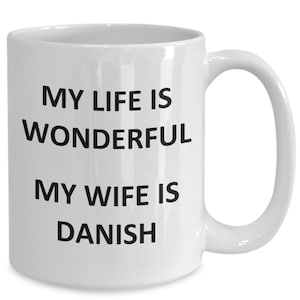 Mug for Danish Husband Father Dad Birthday Denmark Coffee Cup Tea