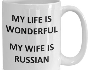 Mug for Russian Husband Father Dad Birthday Russia Coffee Cup Tea