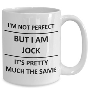Mug for Jock Lover Surname Last Name Family Husband Friend Wife Dad Mom Him Her Cup