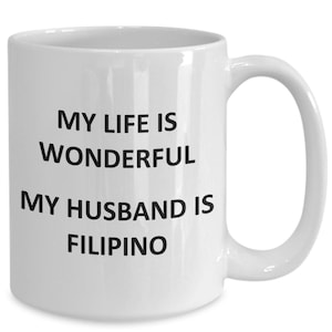 Mug pour anniversaire de femme philippine, tasse de café philippine, thé