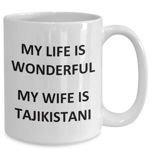 Mug for Tajikistani Husband Father Dad Birthday Tajikistan Coffee Cup Tea