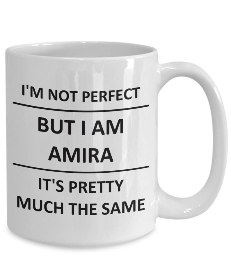 Mug for Amira Lover Girlfriend Gf Wife Mom Daughter Friend Sister Her Name Coffee Cup image 1