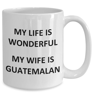 Mug for Guatemalan Husband Father Dad Birthday Guatemala Coffee Cup Tea