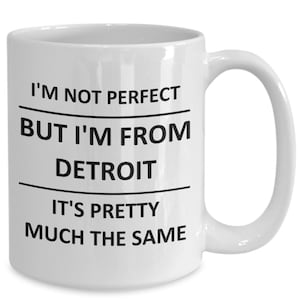 Mug for Detroit Lover Detroiter Michigan Best City Town Love Coffee Cup Tea