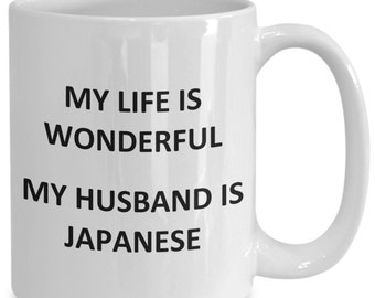 Mug for Japanese Wife Birthday Japan Coffee Cup Tea