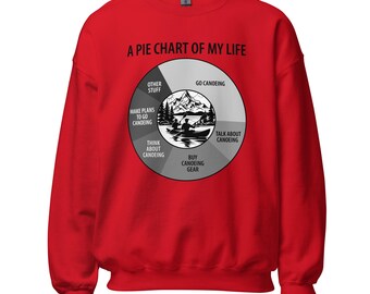 Sweatshirt for Canoeist Canoeing Lover Canoe Pie Life Unisex Sweather Gift