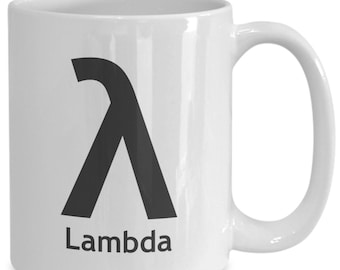Lambda Greek Letter Mug Character Funny Cup Symbols Greek Alphabet