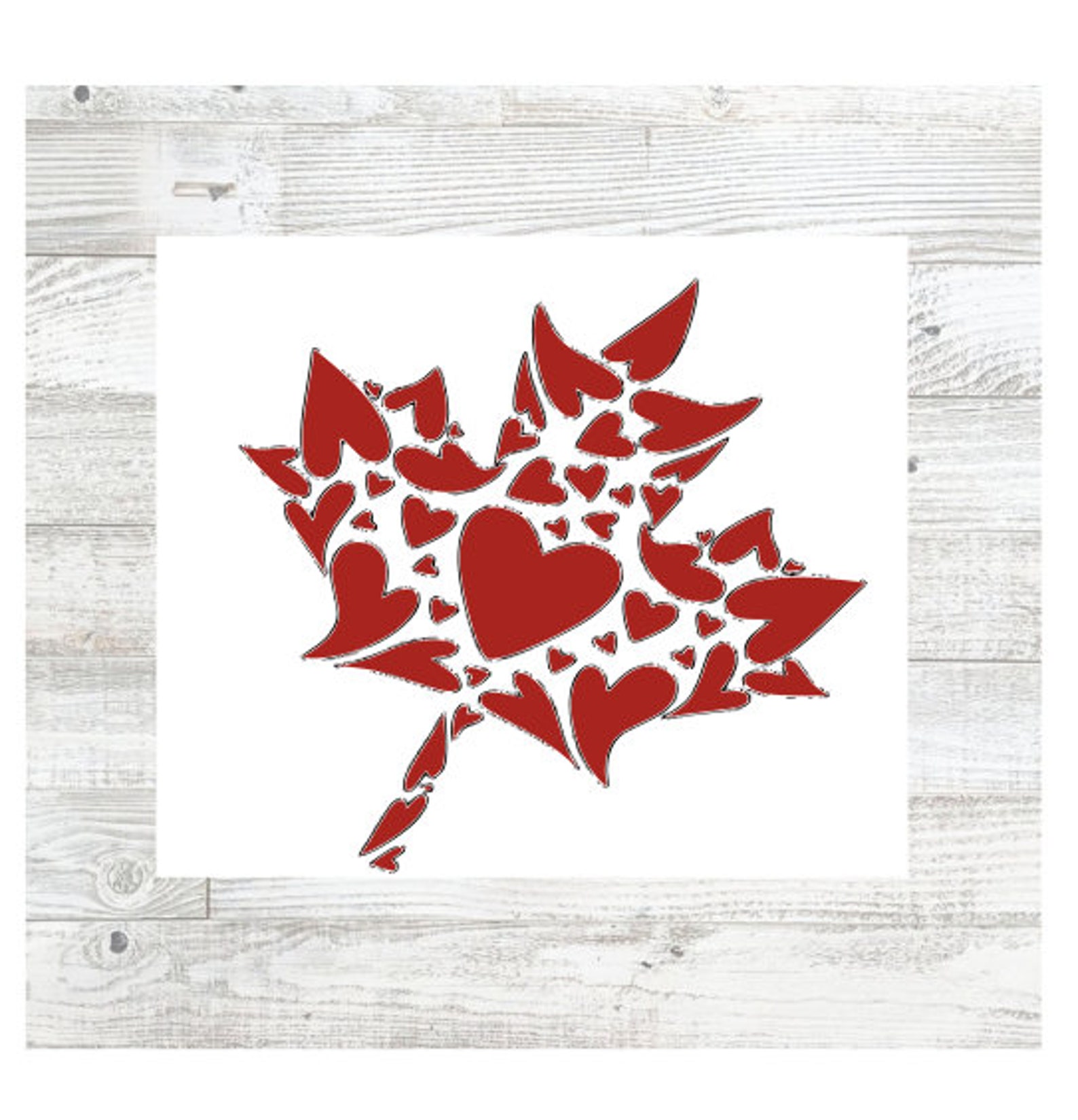 Canadian Maple Leaf Vinyl Decal Car Decal Canada Etsy