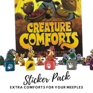 Creature Comforts sticker set