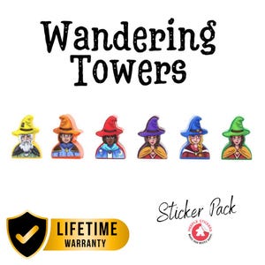Wandering Towers sticker set