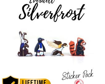 Everdell Silverfrost compatible sticker set (unofficial product)