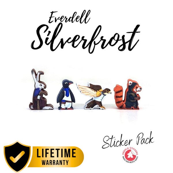Everdell Silverfrost compatible sticker set (unofficial product)