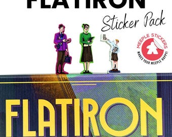 Flatiron sticker set