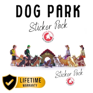 Dog Park sticker set