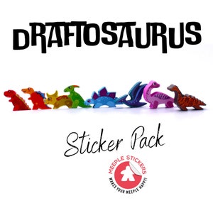 Draftosaurus + expansions sticker set