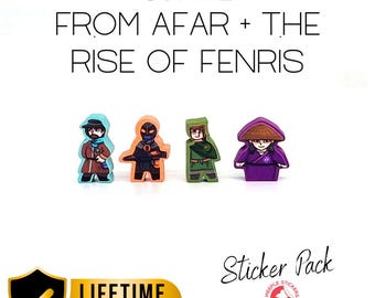 Scythe expansion (From Afar, The rise of Fenris) sticker set
