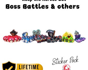 Keep The Heroes Out- Boss Battle Sticker Pack