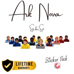 Ark Nova sticker set