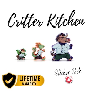 Critter Kitchen base game + À La Carte expansion sticker set