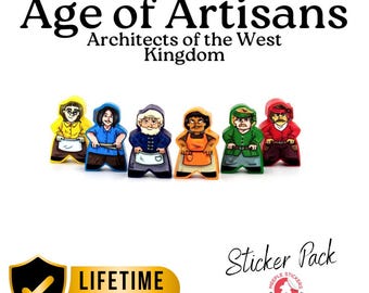 Architects of the West Kingdom: Age of Artisans  sticker set