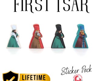 The first Tsar: Ivan the terrible sticker set