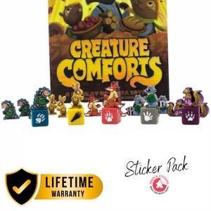 Creature Comforts sticker set