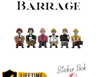 Barrage with The Leeghwater Project and 5th player expansions sticker set