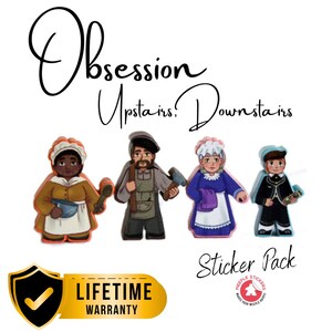 Obsession - Upstairs Downstairs sticker set