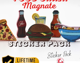 Food Chain Magnate - Ketchup Sticker Set