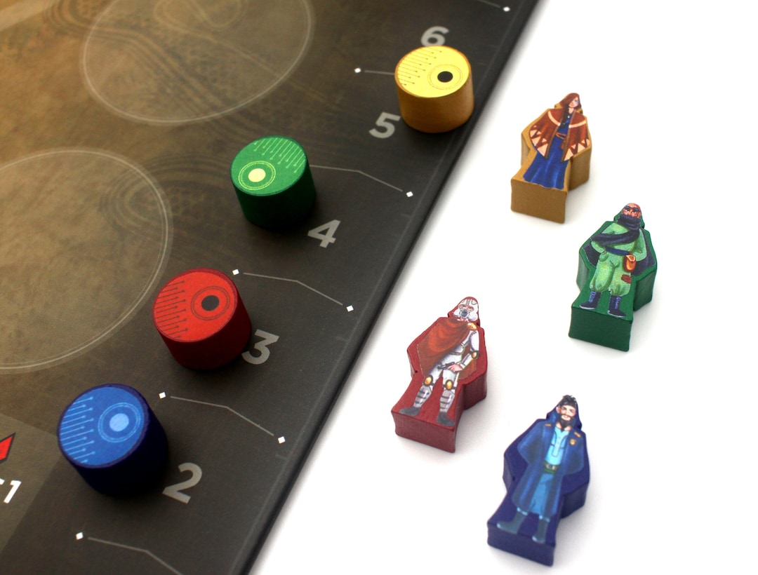 DUNE IMPERIUM Meeple STICKER Upgrade Kit Meeple Stickers 3rd Party